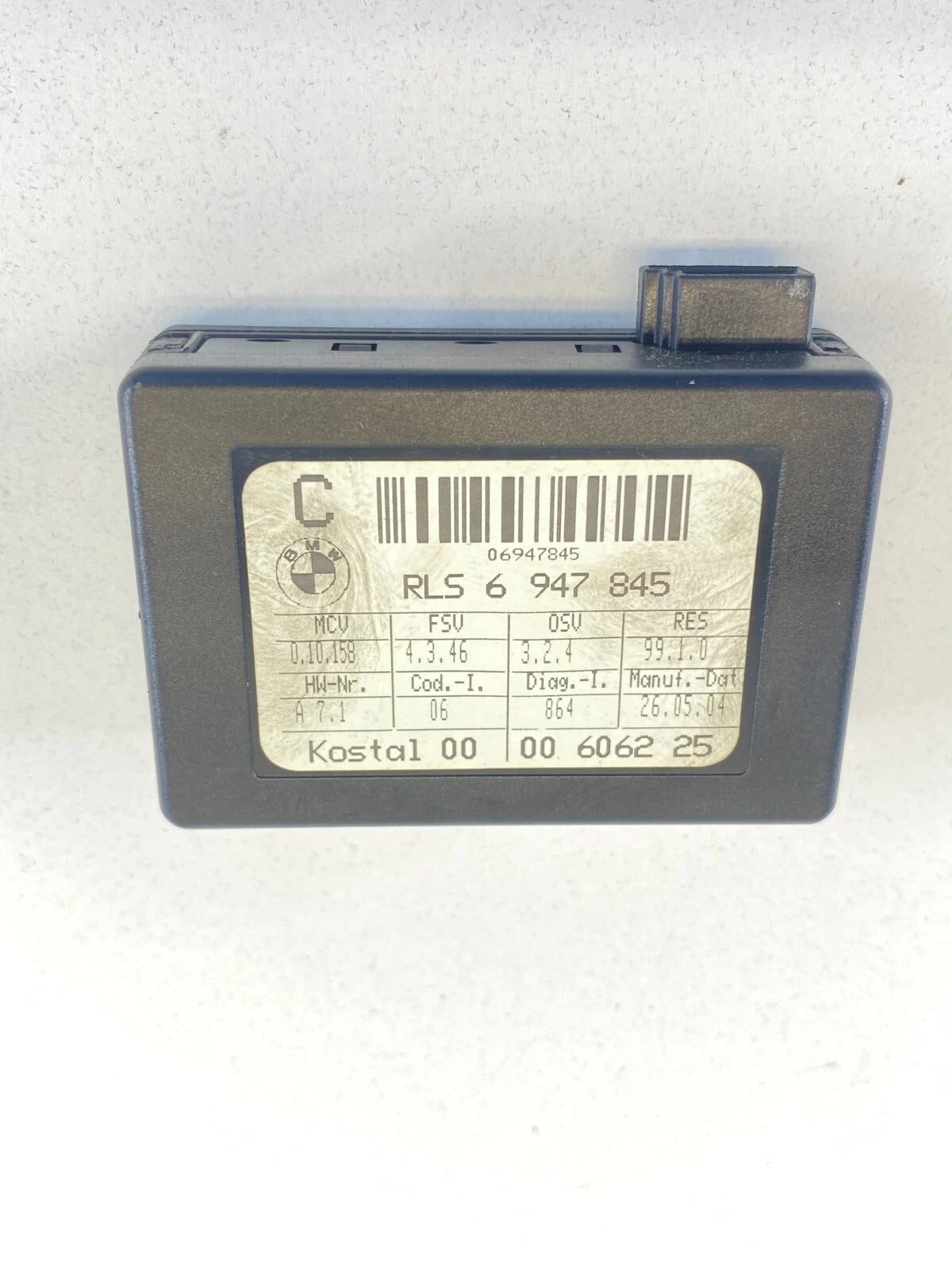 2004 2005 BMW 530I 525I WINDSHIELD RAIN LIGHT SENSOR CONTROL MODULE UNIT 6947845