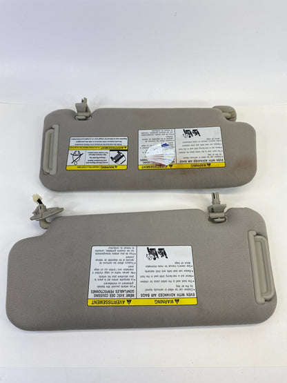 2009-2014 Nissan Murano Sunvisor Left & Right Sun Visor Shade Pair Set OEM