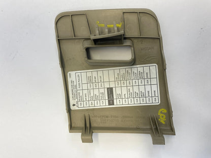 09-14 NISSAN MURANO DASH INSTRUMENT PANEL FUSE BOX DOOR LID COVER 689641AA0A OEM