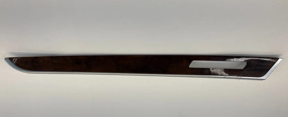 05-11 AUDI A6 QUATTRO FRONT LEFT DRIVER SIDE DOOR TRIM MOLDING WOOD 4F0-867-409