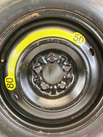 2006-2016 KIA SPORTAGE SPARE TIRE WHEEL RIM COMPACT DONUT 155/90D16 OEM