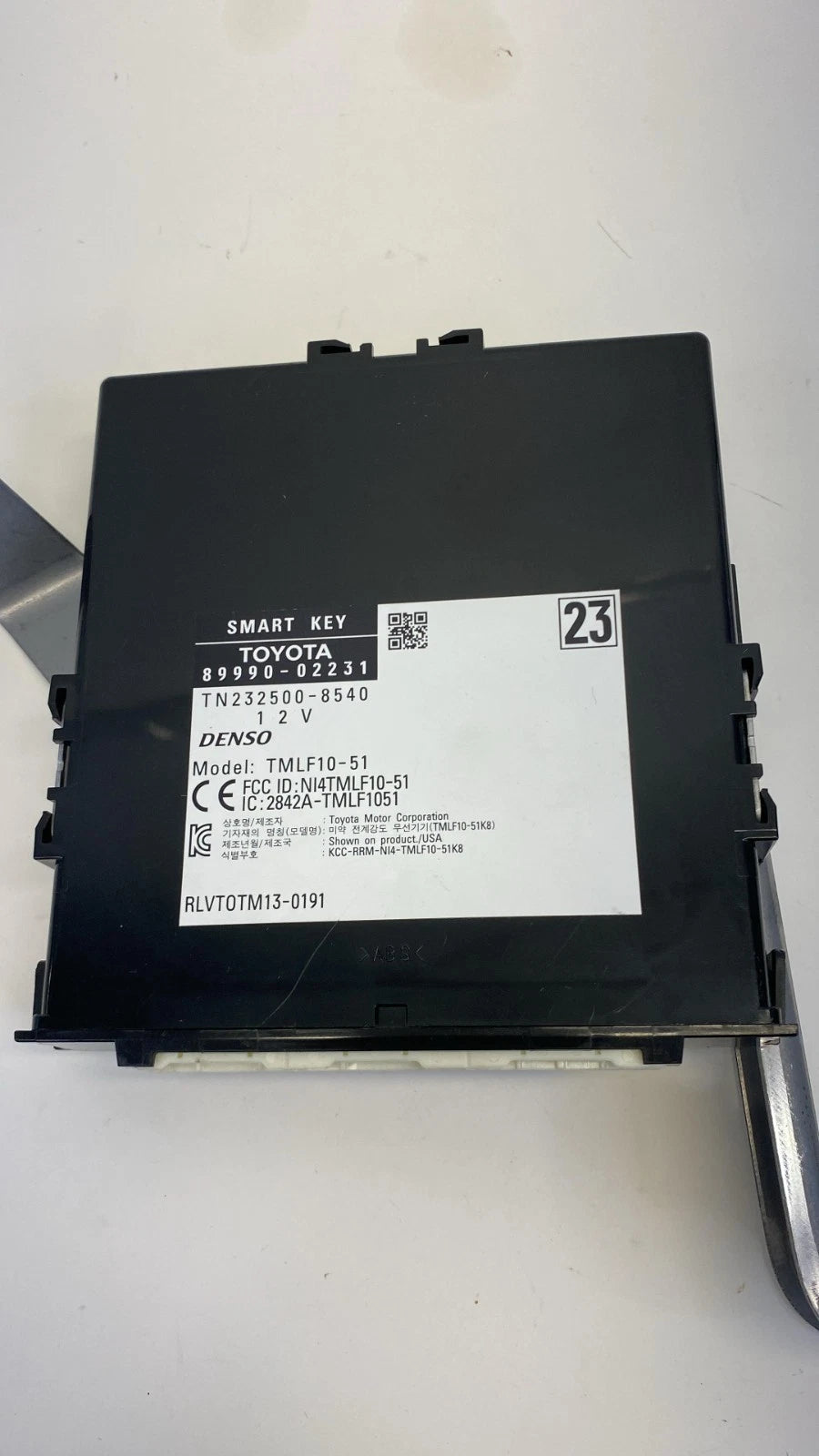 2014-2019 TOYOTA COROLLA THEFT LOCKING SMART KEY CONTROL MODULE 89990-02231 OEM