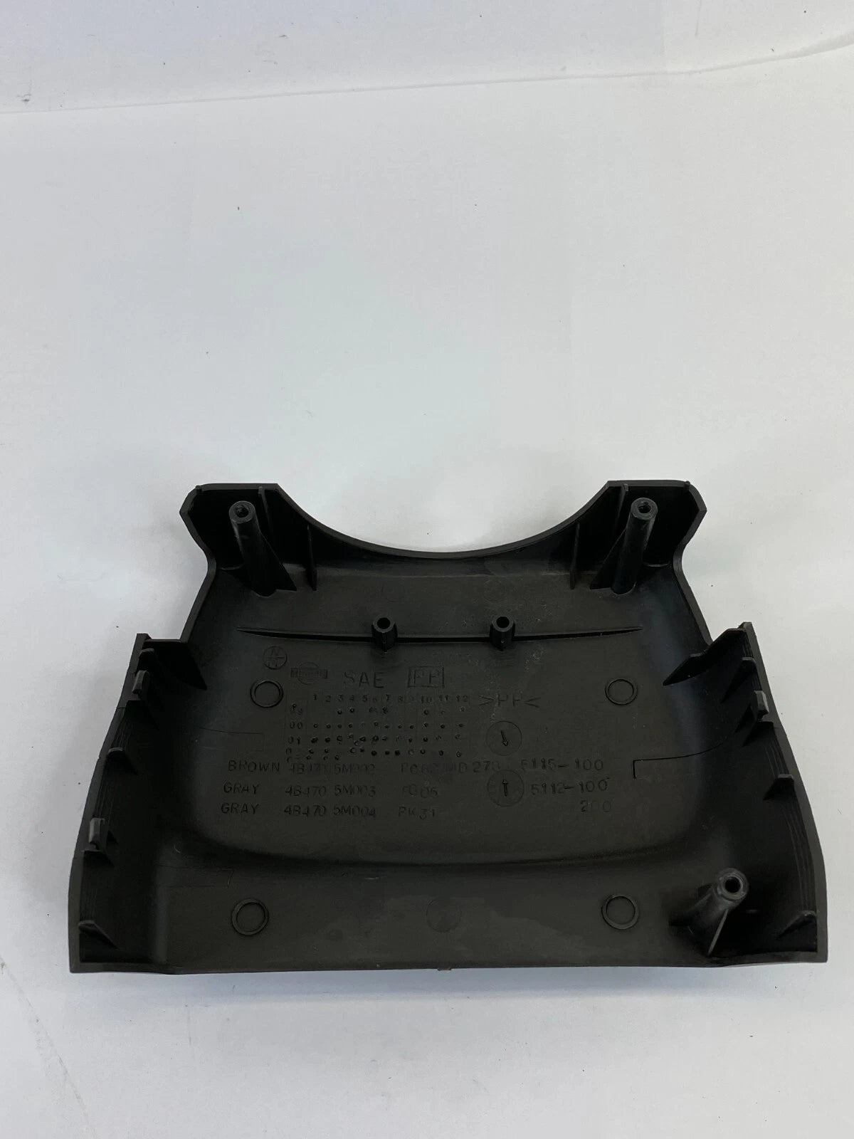 2000-2006 NISSAN SENTRA LOWER STEERING COLUMN LOWER COVER BEZEL TRIM 4B470-5M002