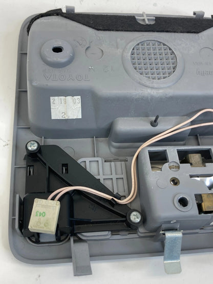 2001-2003 TOYOTA RAV4 OVERHEAD ROOF DOME MAP LIGHT READING LAMP WITHOUT SUNROOF