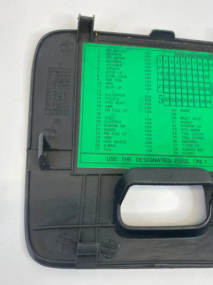 2006-2011 HYUNDAI ACCENT DASHBOARD FUSE ACCESS COVER LID 84756-1E100 OEM