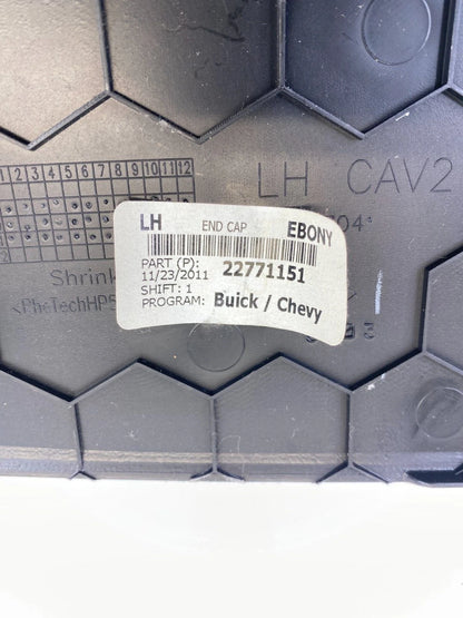 2009-2017 CHEVROLET TRAVERSE DASH LEFT SIDE END CAP TRIM COVER PANEL 22771151