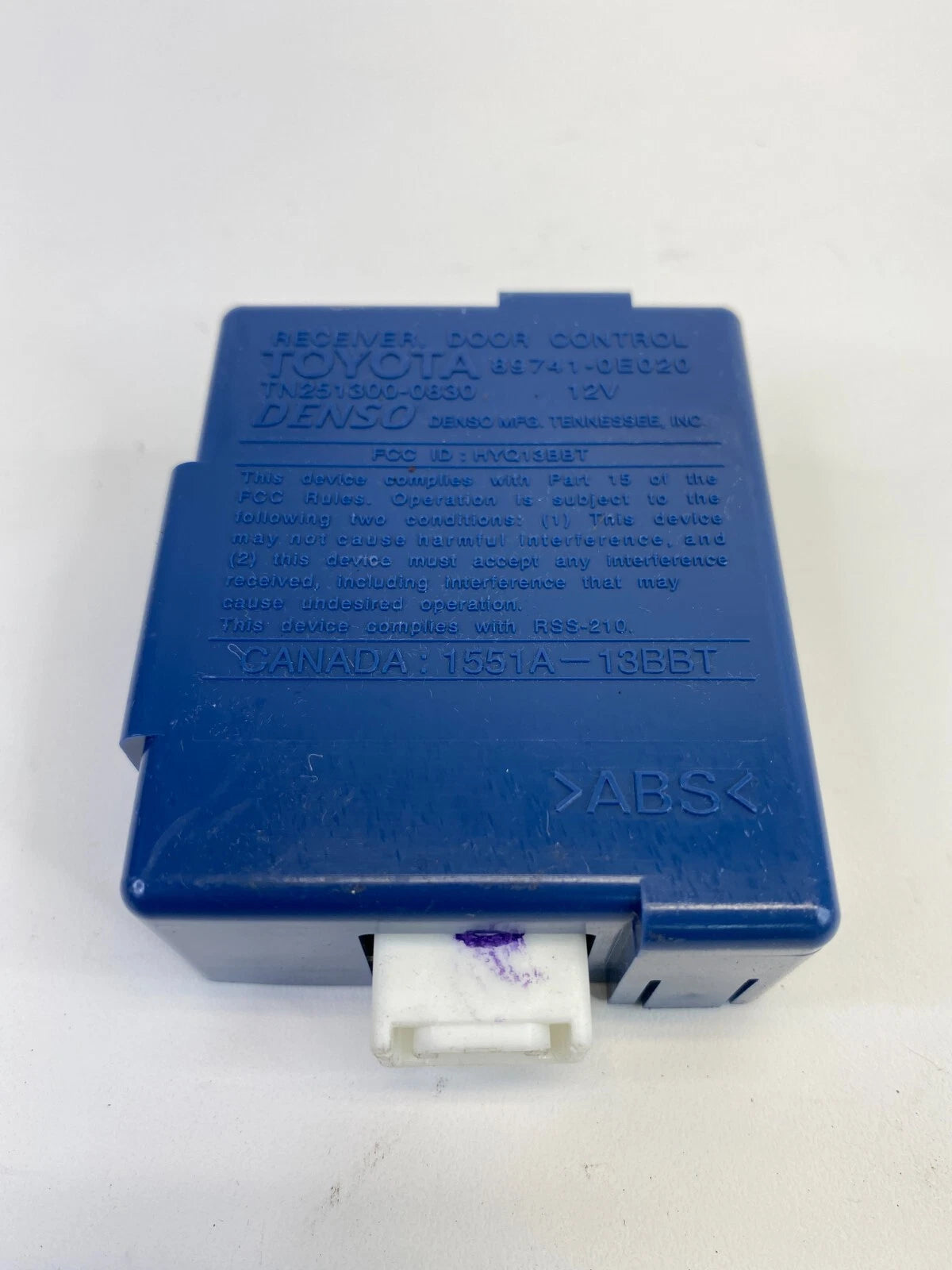 2004-2006 LEXUS RX330 THEFT LOCKING DOOR CONTROL RECEIVER MODULE 89741-0E020 OEM