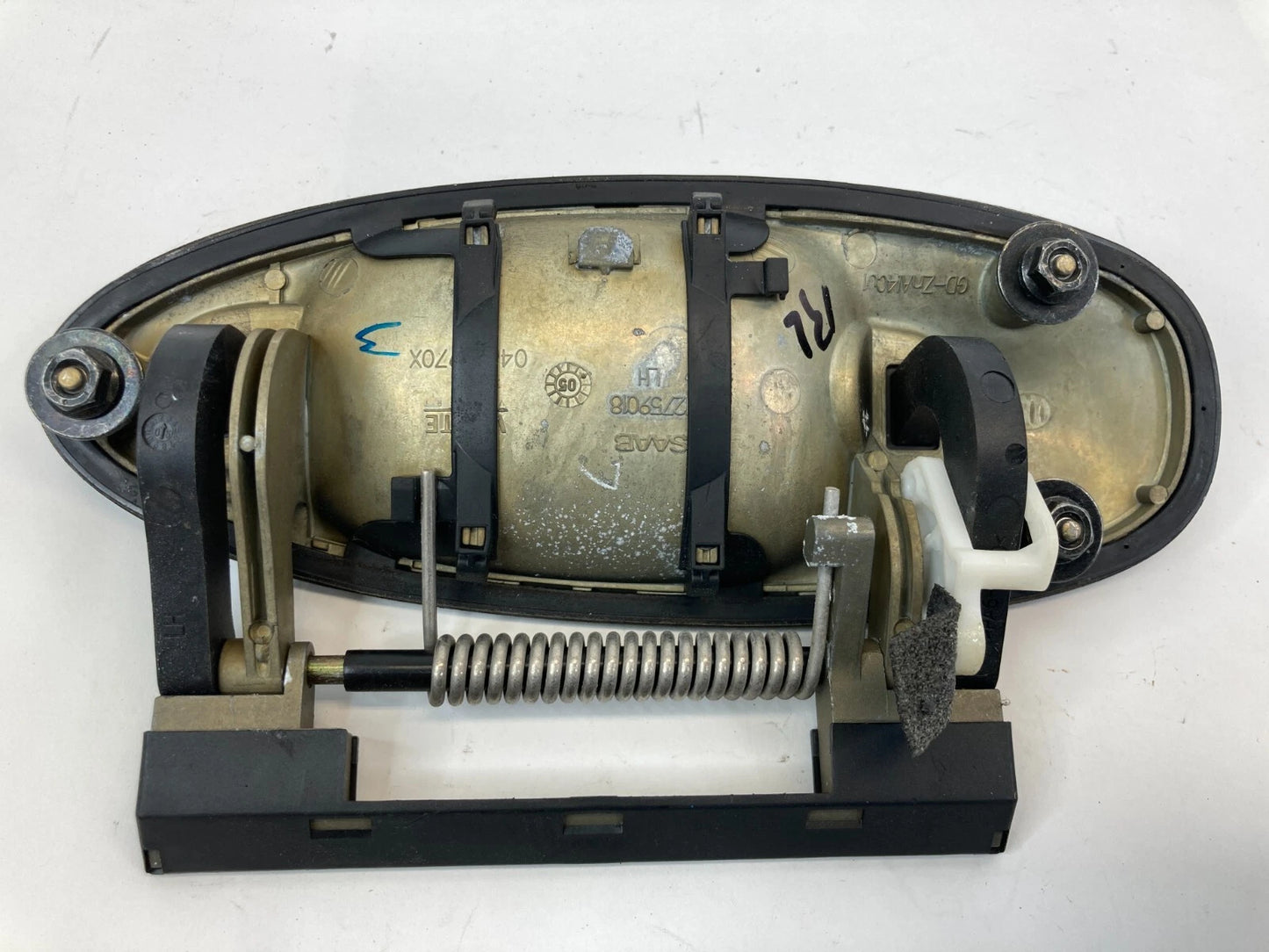 03-06 SAAB 9-3 93 SEDAN REAR LEFT SIDE OUTSIDE OUTER DOOR HANDLE 12759018 OEM