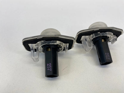 2009-2013 Toyota Corolla LE Sedan Rear License Light Lamp Assembly Pair Set OEM