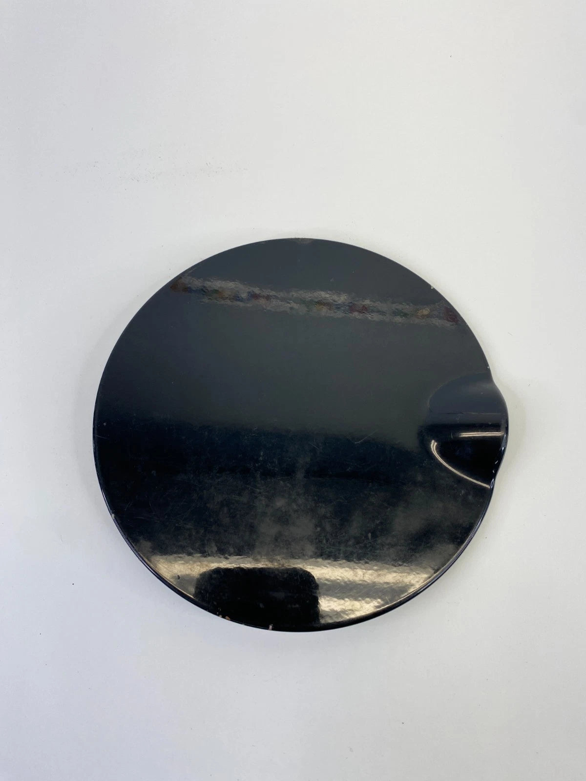 2003-2011 SAAB 9-3 CONV FUEL FILLER DOOR GAS TANK LID COVER SILVER 12785141 OEM