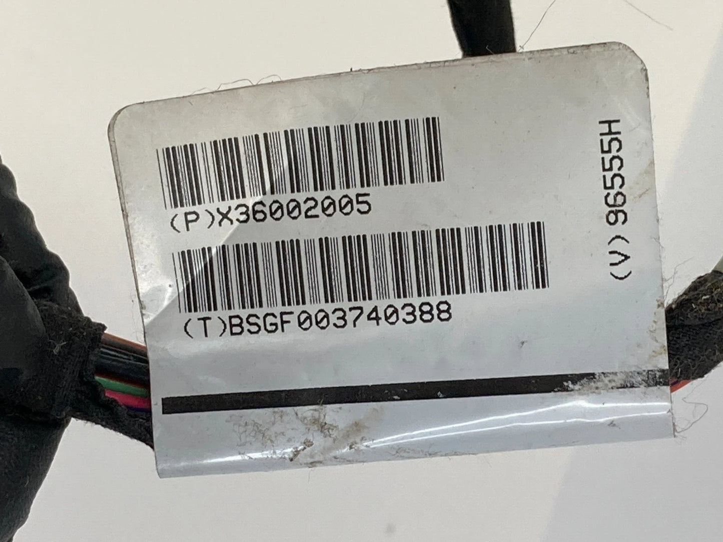 2006-2010 JEEP GRAND CHEROKEE FRONT RIGHT DOOR JUMPER WIRING HARNESS X36002005