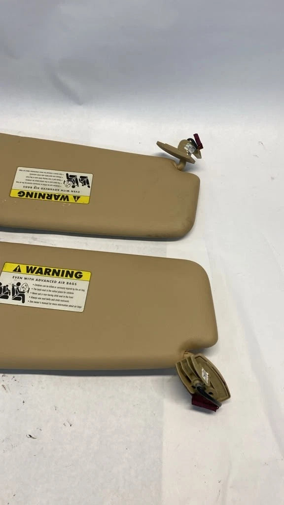 2004-2007 BMW 525I 530I FRONT LEFT RIGHT SUN VISOR SUNSHADE SHIELD PAIR SET OEM
