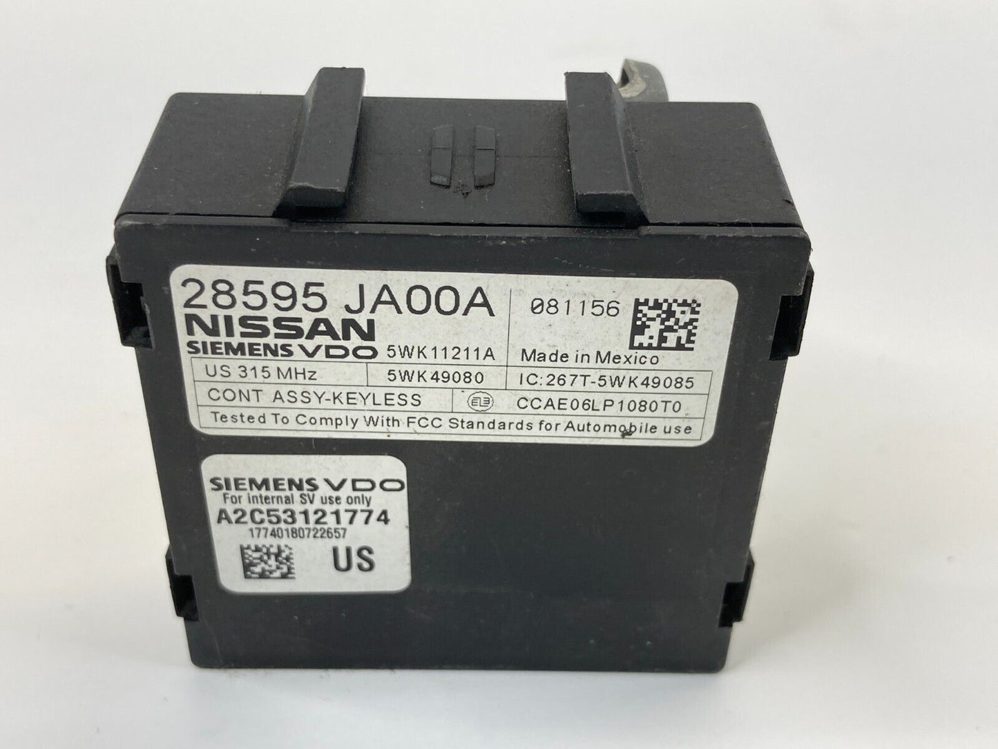 07 08 Nissan Altima 09-14 Murano Anti Theft Keyless Control Module 28595-JA00A