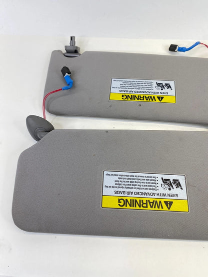 2008-2012 Honda Accord Left & Right Sunvisor Sun Visor Shade Set w/ Mirror OEM