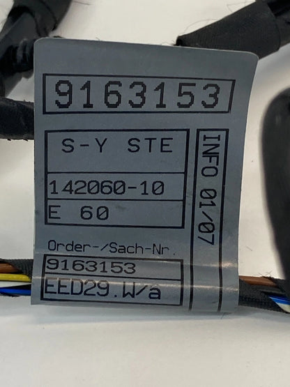 2009 2010 BMW 535I XDRIVE REAR RIGHT SIDE DOOR WIRING WIRE HARNESS 9163153 OEM