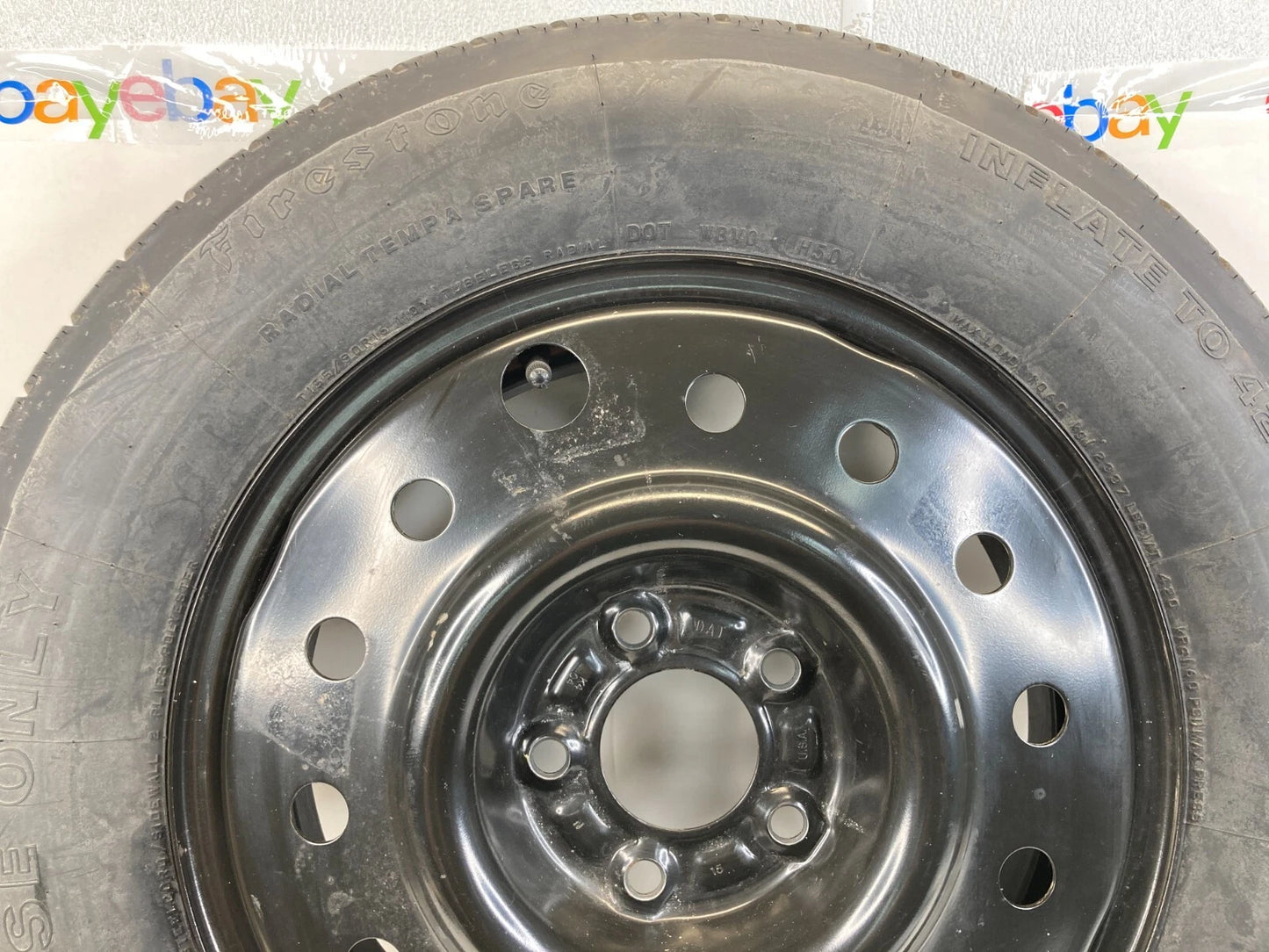 2002-2010 SATURN VUE EMERGENCY SPARE TIRE WHEEL COMPACT DONUT T155/90R16 110M