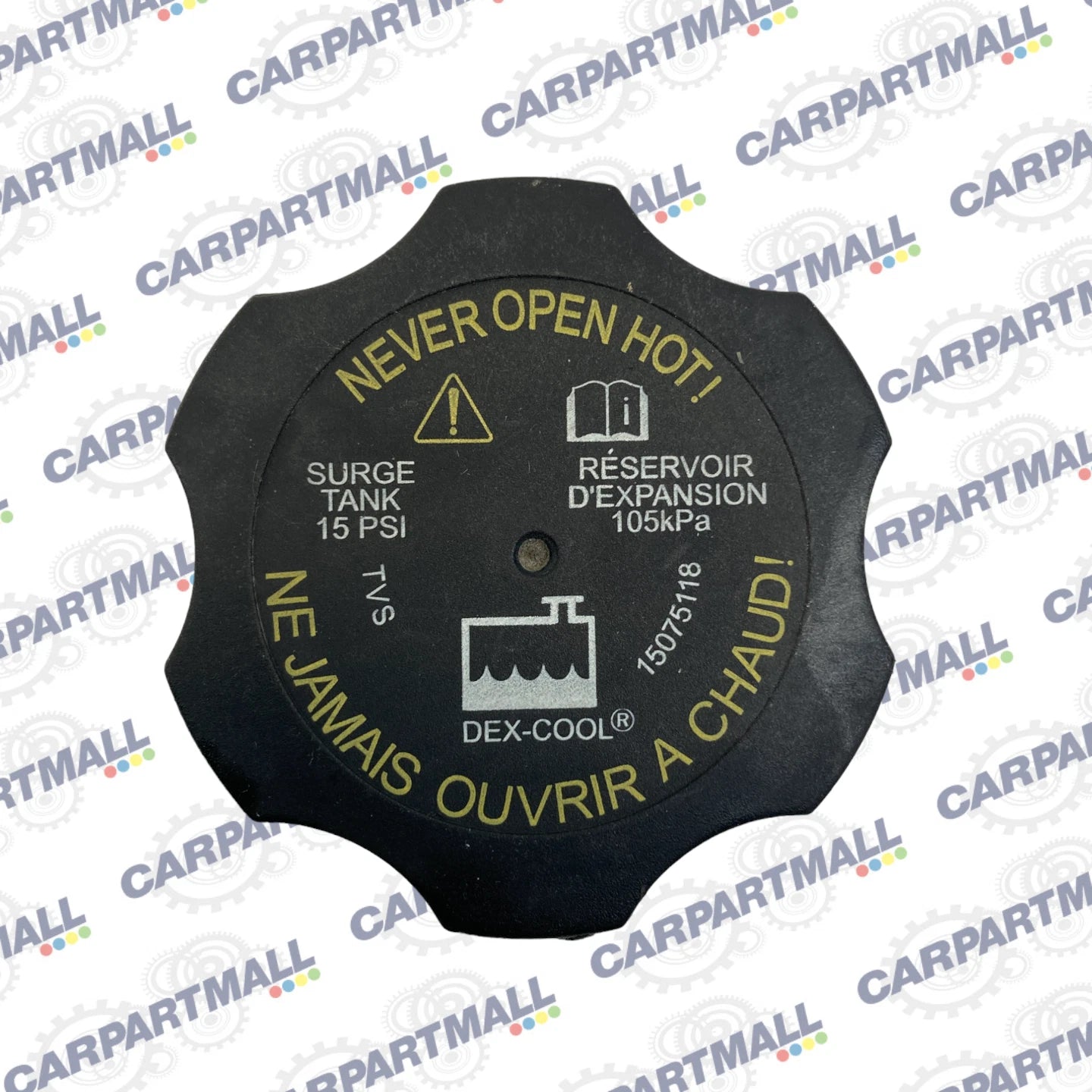 2010-2017 CHEVROLET EQUINOX RADIATOR COOLANT OVERFLOW TANK CAP COVER LID OEM
