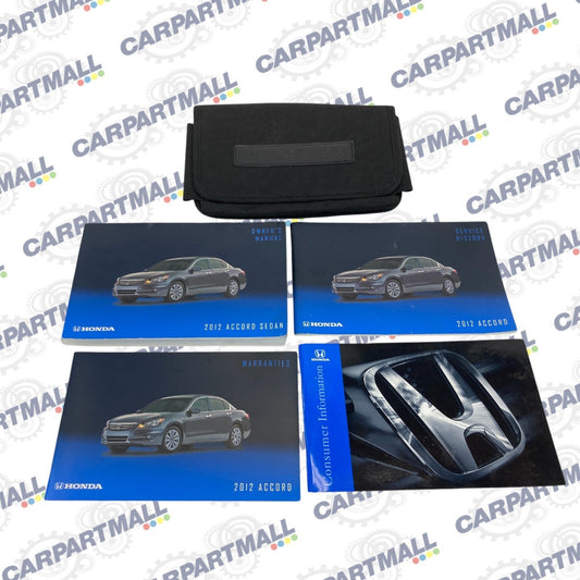 2012 Honda Accord LX Owners Manual Warranty Assistance Information Guide w/ Case