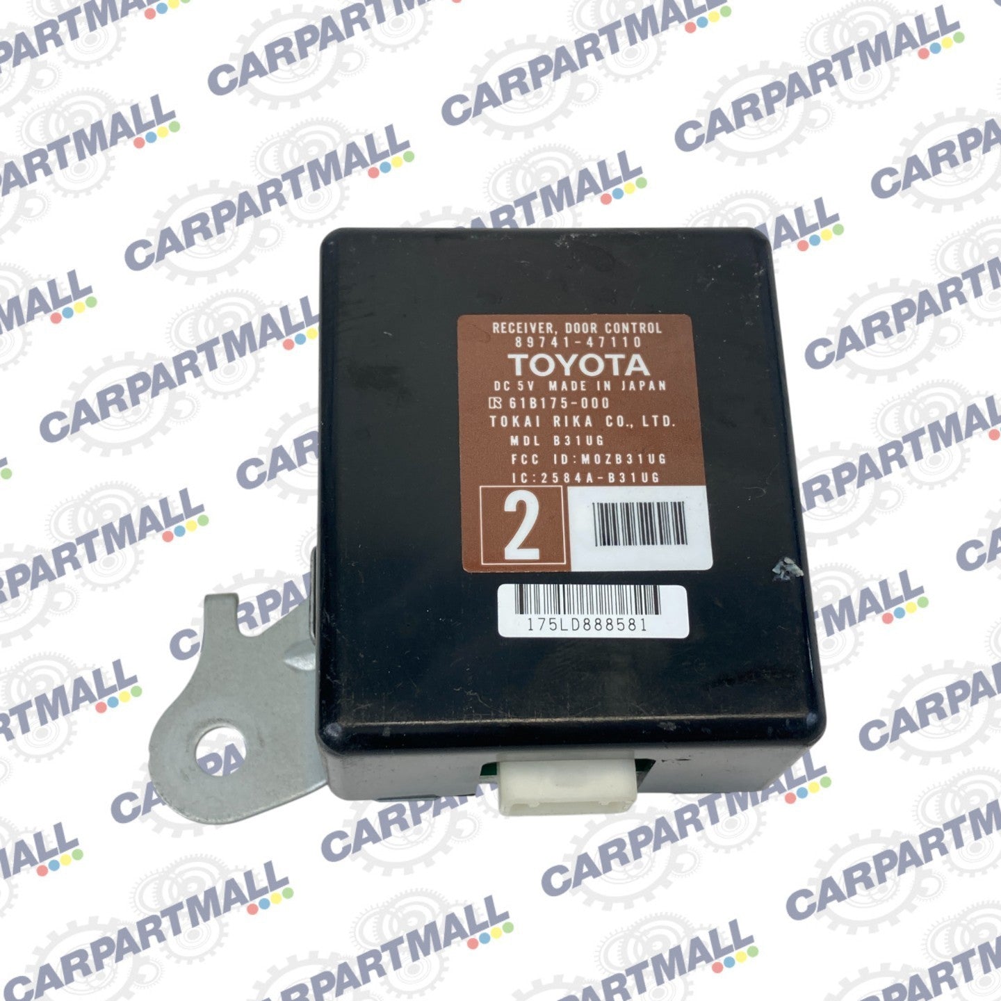 2004-2009 Toyota Prius 1.5L L4 16V Receiver Door Control Module 89741-47110