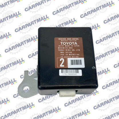 2004-2009 Toyota Prius 1.5L L4 16V Receiver Door Control Module 89741-47110