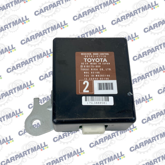 2004-2009 Toyota Prius 1.5L L4 16V Receiver Door Control Module 89741-47110