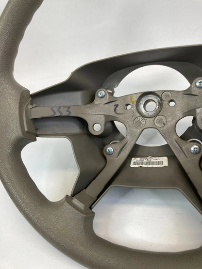 2005 2006 2007 JEEP GRAND CHEROKEE STEERING WHEEL MED KHAKI 55HM76ZJ3AC