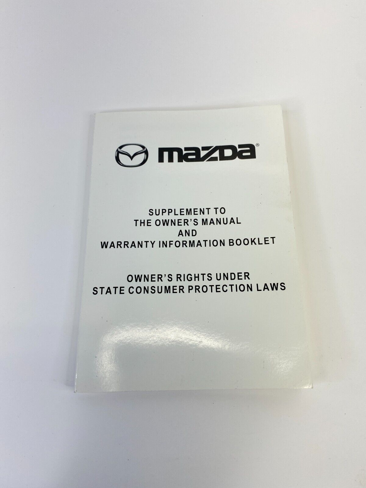 2001 01 Mazda MPV Owners Warranty Information Manual Book Guide OEM