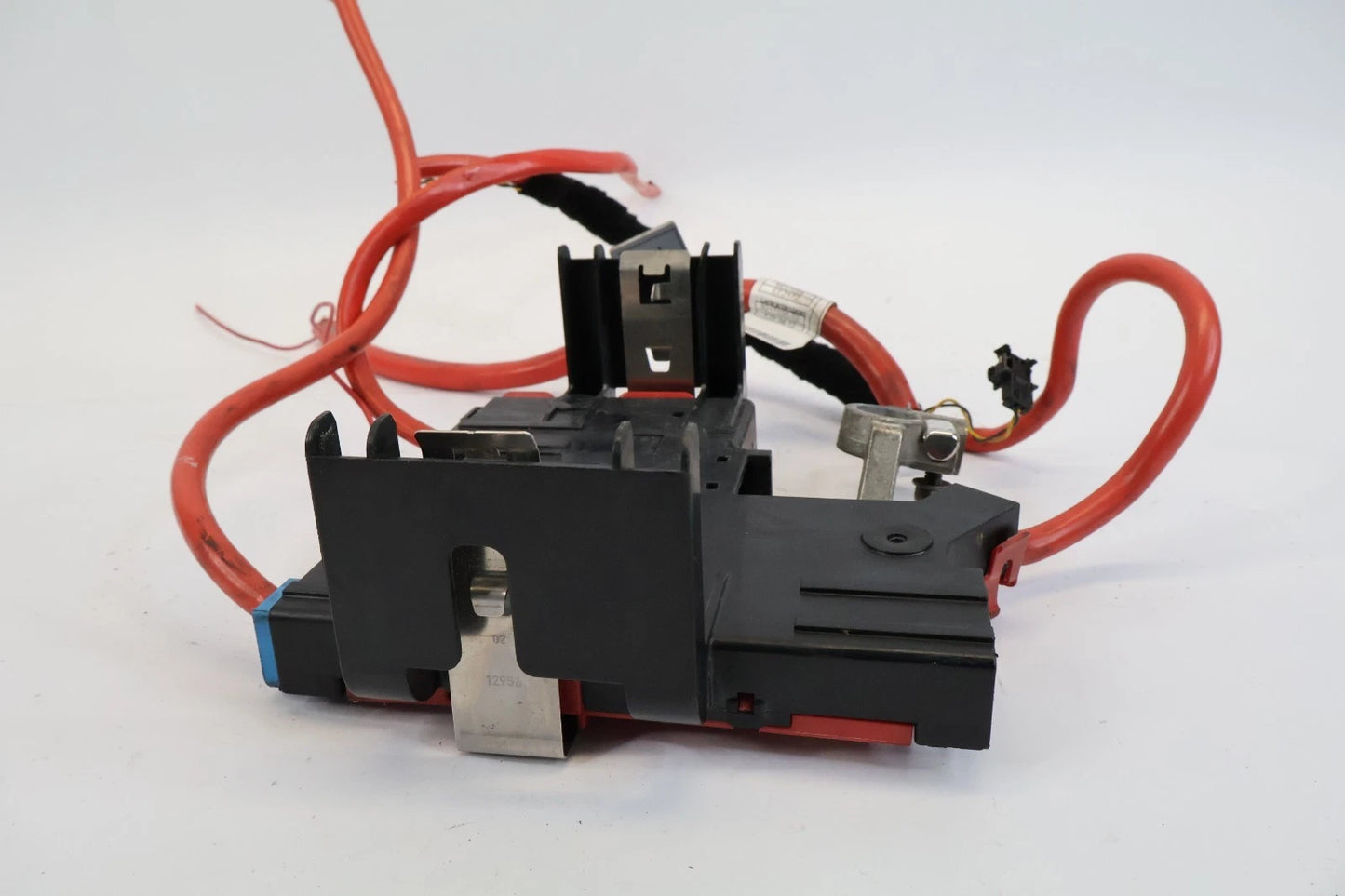 11-16 BMW 528i REAR POSITIVE BATTERY CABLE TERMINAL MODULE FUSE BOX 9240490 OEM