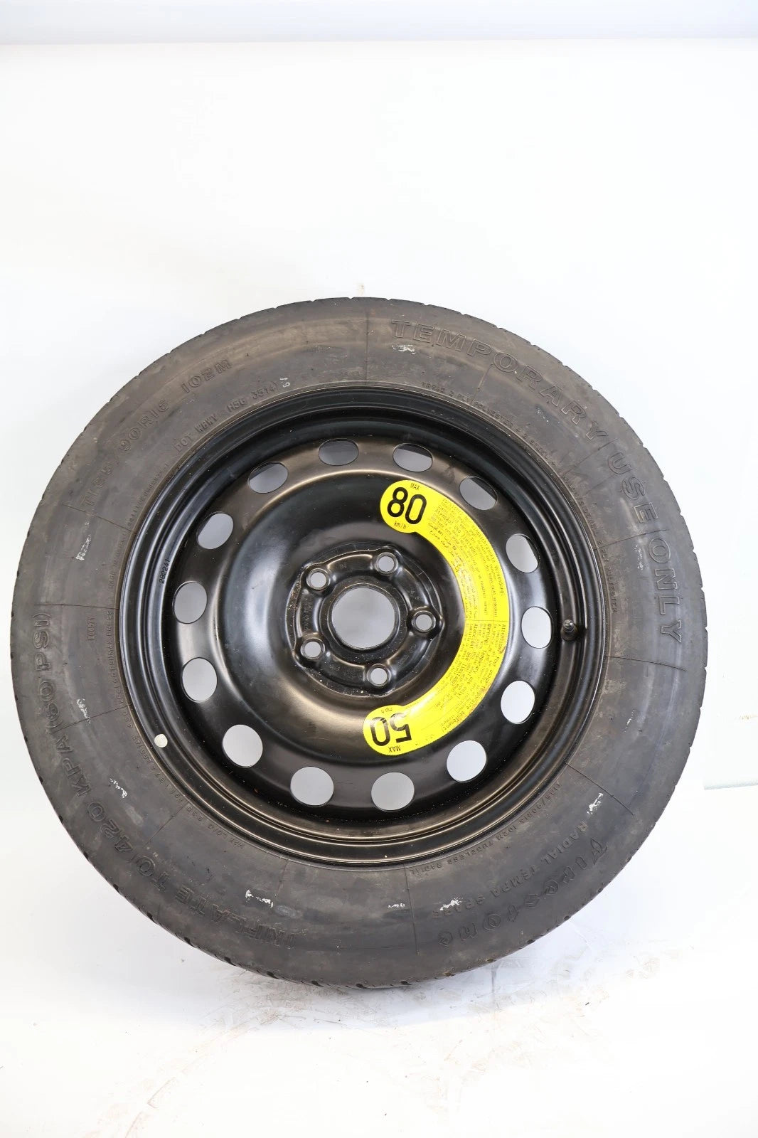 2012-2022 VOLKSWAGEN PASSAT EMERGENCY SPARE TIRE COMPACT DONUT 135/90R16 102M