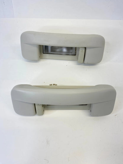 08-10 CHRYSLER 300 ROOF REAR RIGHT & LEFT BACK INTERIOR GRAB HANDLE W/ LIGHT OEM