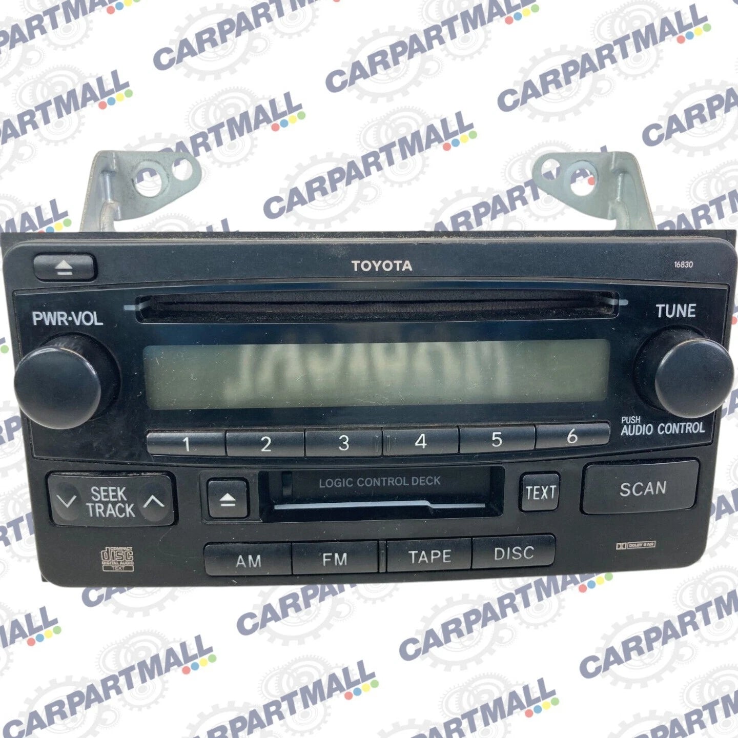 2003 03 TOYOTA CELICA AM FM RADIO CD CASSETTE PLAYER RECEIVER 86120-2B760 OEM