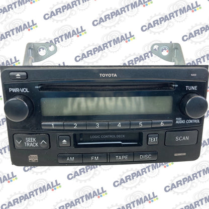 2003 03 TOYOTA CELICA AM FM RADIO CD CASSETTE PLAYER RECEIVER 86120-2B760 OEM