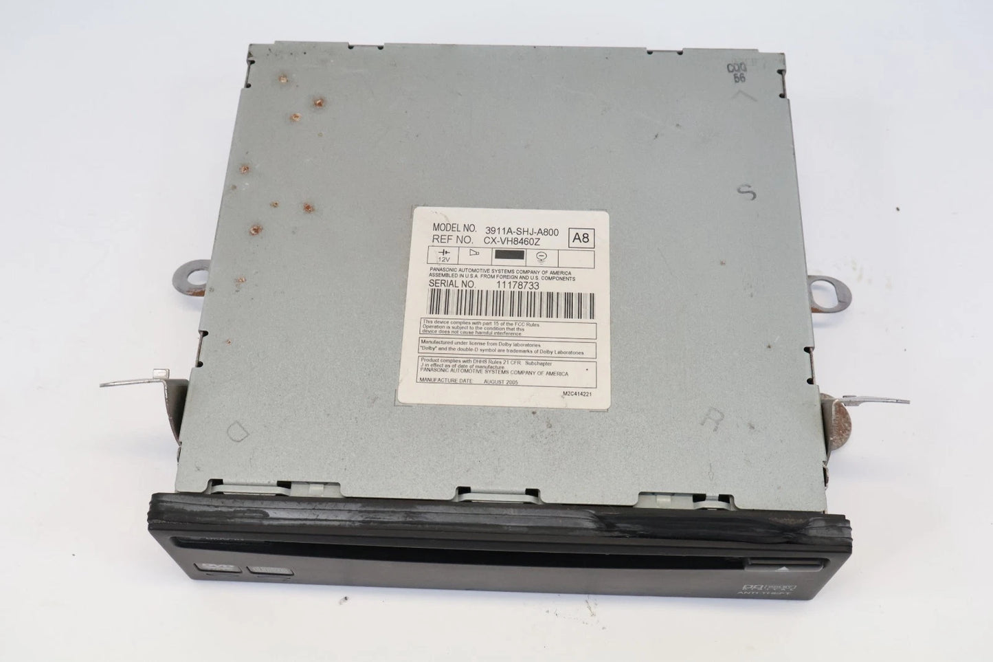 2005-2010 HONDA ODYSSEY ENTERTAINMENT DISC CD DVD PLAYER 3911A-SHJ-A800 OEM