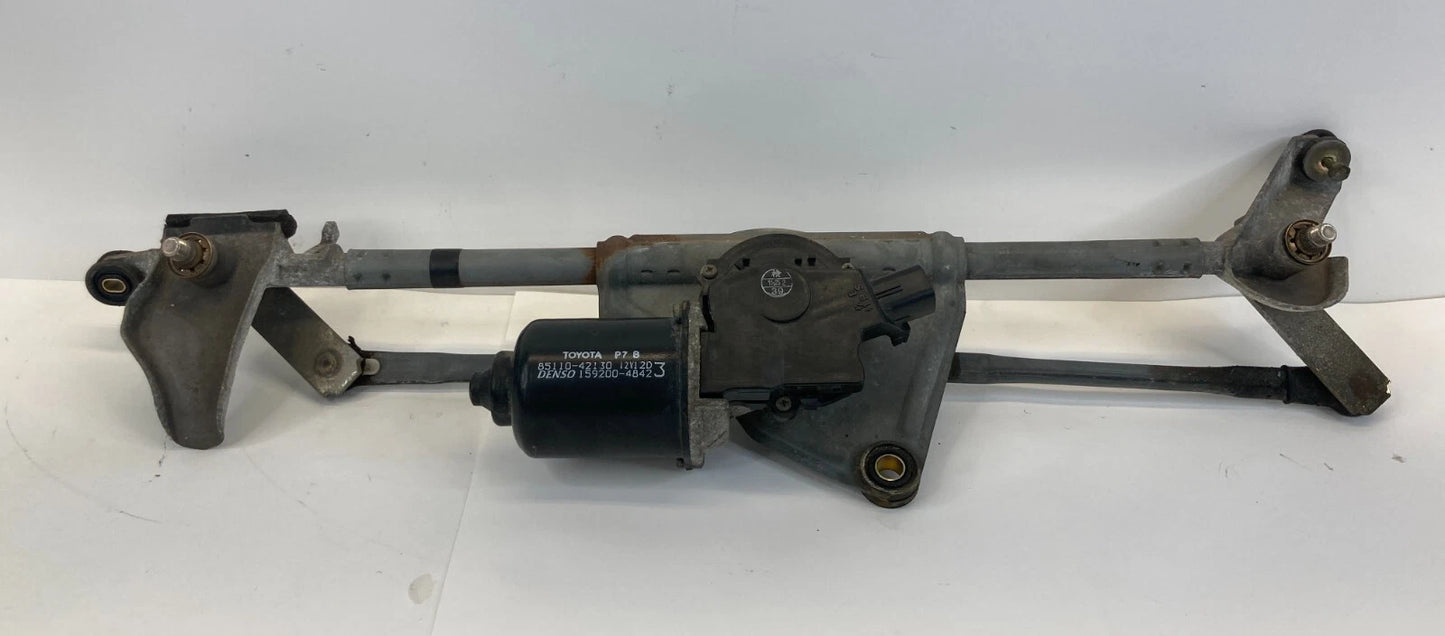 2001-2005 TOYOTA RAV4 FRONT WIPER MOTOR & LINKAGE MECHANISM 85110-42130 OEM