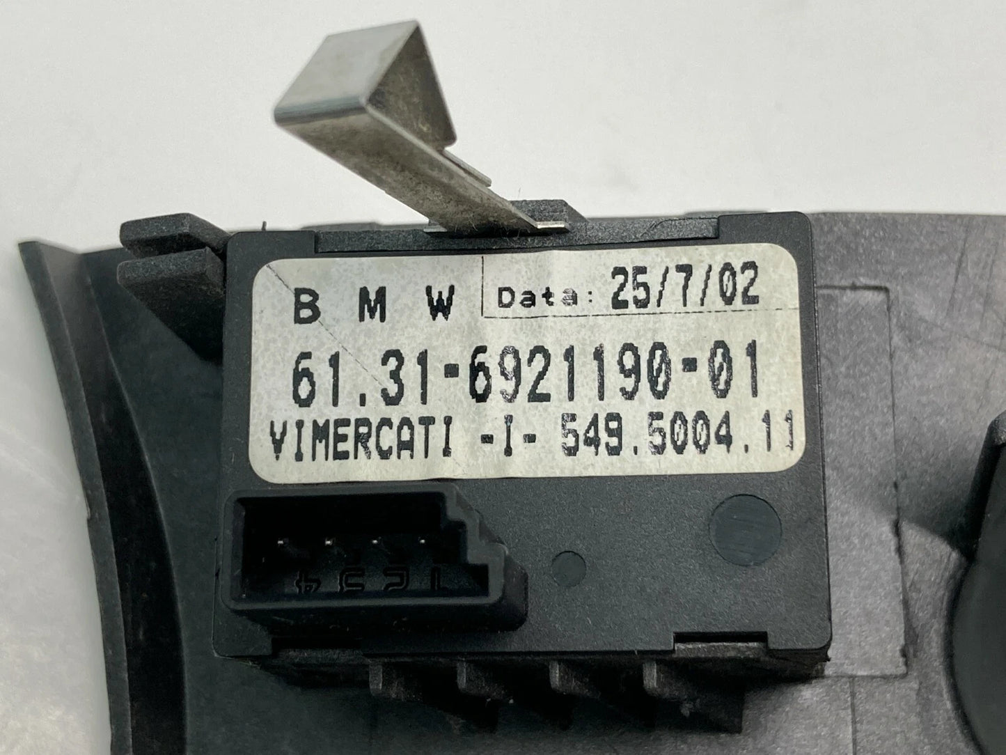 02-04 BMW 745LI 745I PARKING SENSOR DISTANCE CONTROL SWITCH BEZEL 6131692119001