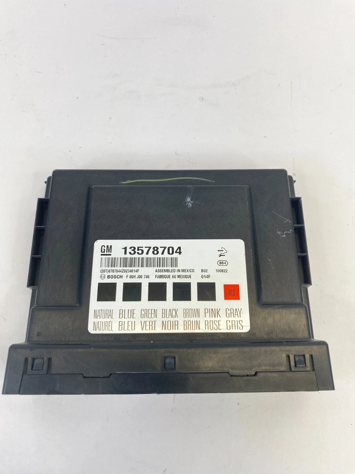 2010 2011 CHEVY EQUINOX TERRAIN BODY COMPUTER CONTROL MODULE BCM 13578704 OEM