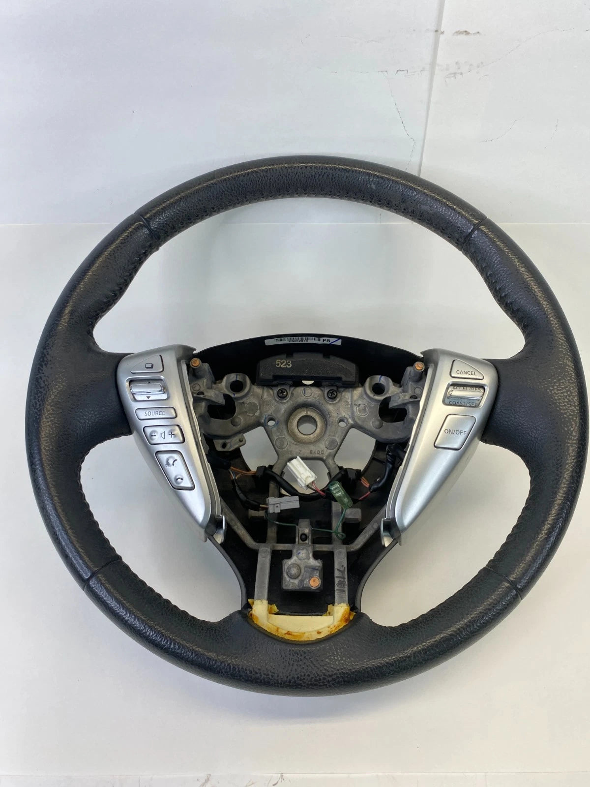 2013-2019 NISSAN SENTRA STEERING WHEEL W/ AUDIO CRUISE CONTROL SWITCHES UNIT OEM