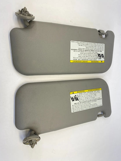 2006-2011 TOYOTA YARIS SUNVISOR SHADE LEFT & RIGHT LH RH PAIR SET GRAY