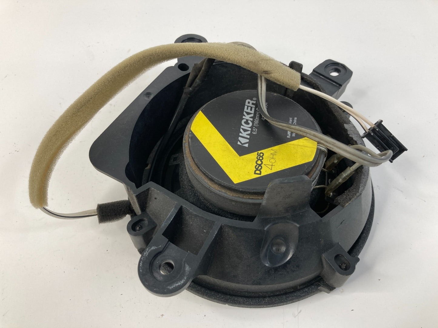 03-06 Saab 9-3 Sedan Front Left Side Door Speaker 41DSC654 KICKER Aftermaket