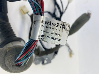 2010-2014 SUBARU LEGACY FRONT RIGHT SIDE DOOR WIRE WIRING HARNESS 81821AJ21A OEM