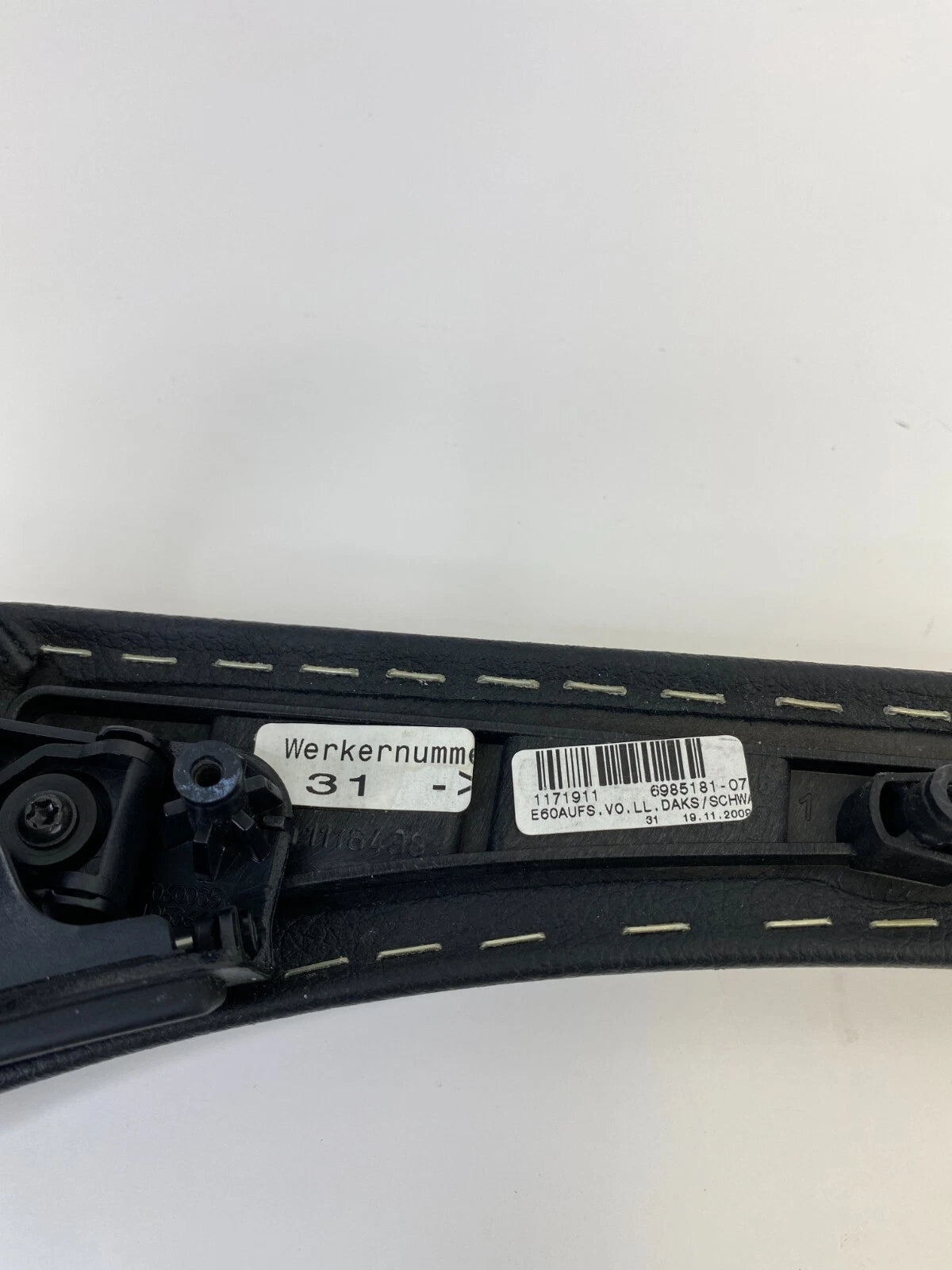 2009 2010 BMW 535I XDRIVE CENTER CONSOLE UPPER STRIP TRIM BLACK 6985181 OEM