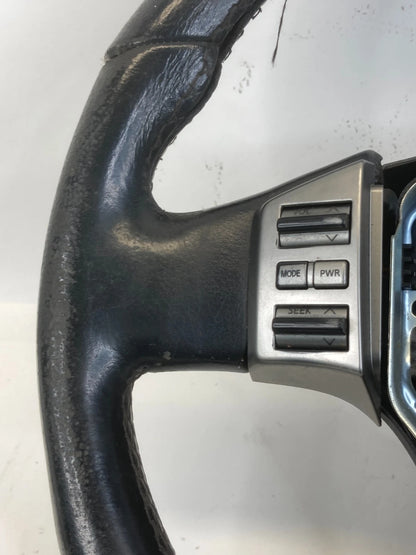 2003-2006 INFINITI G35 SEDAN STEERING WHEEL CRUISE CONTROL AUDIO SWITCH LEATHER