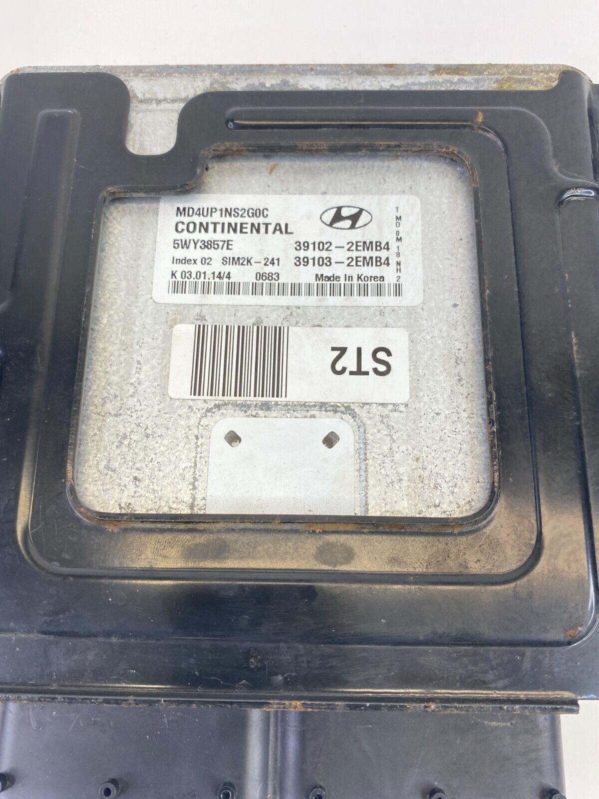 2014 Hyundai Elantra SEDAN 1.8L AT Engine Computer Module ECU 39103-2EMB4 Korea