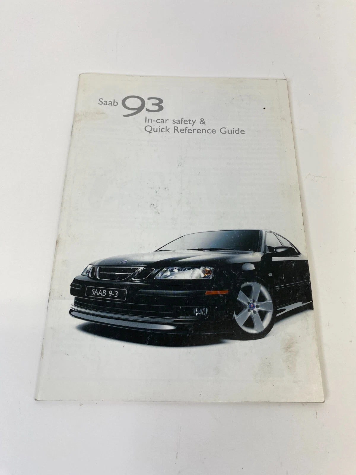 2007 07 SAAB 9-3 OWNERS MANUAL CONSUMER INFOTAINMEN WARRANTY BOOK W/ CASE OEM