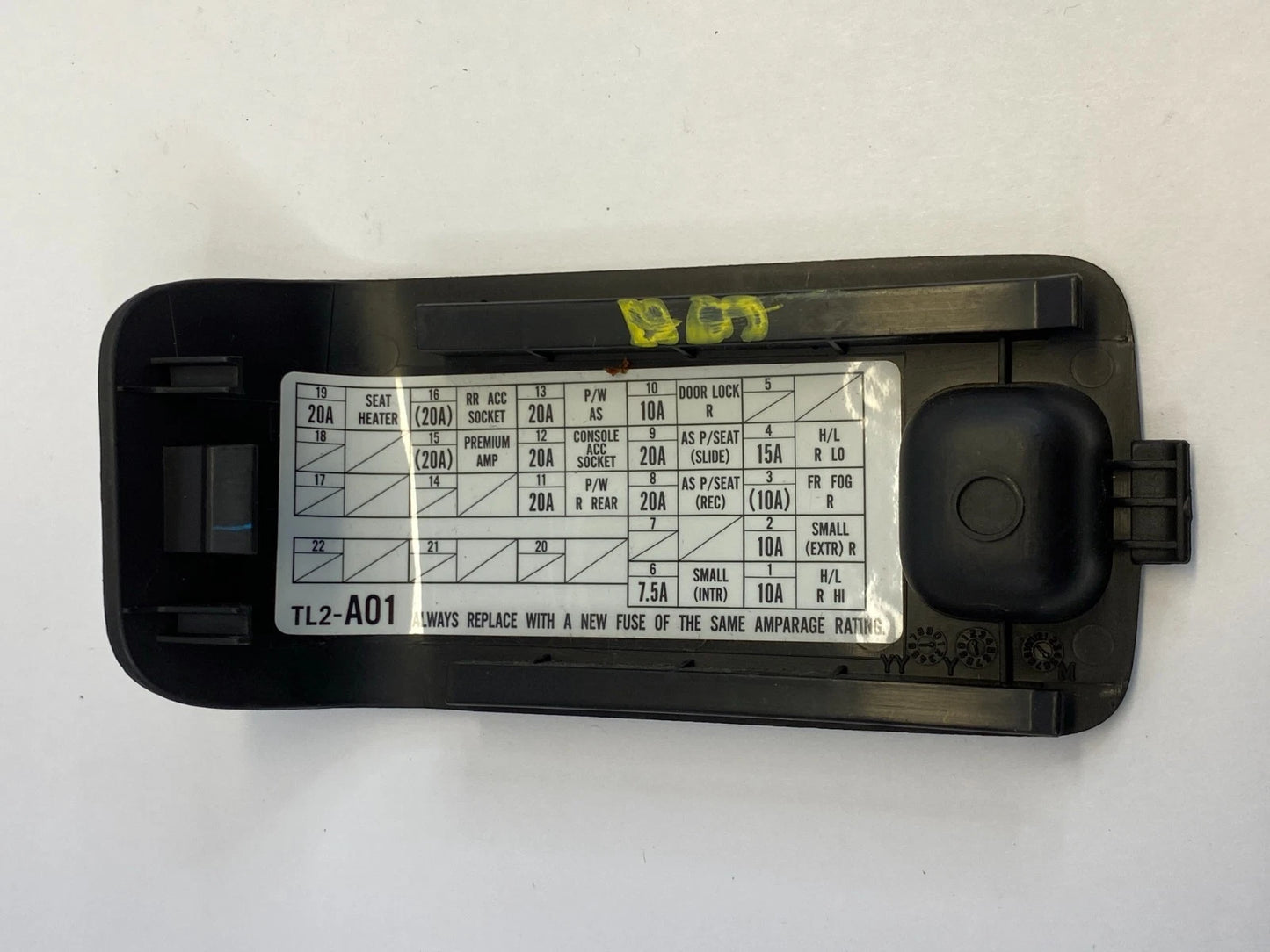 09 10 11 12 13 14 ACURA TSX INTERIOR CABIN FUSE BOX COVER BEZEL PANEL LID OEM