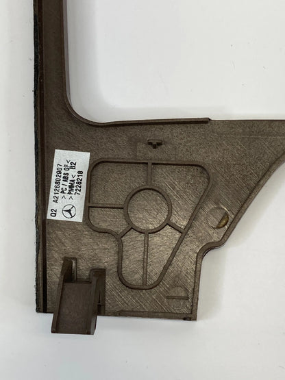 10-13 MERCEDES-BENZ E350 E550 CENTER CONSOLE SWITCH TRIM BEZEL COVER 2126802907