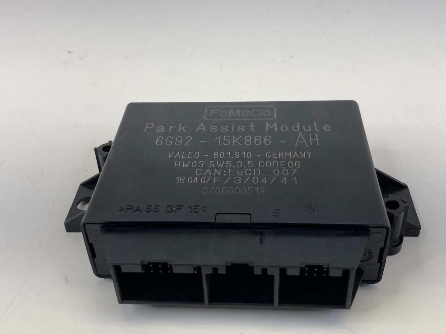 2008-2012 Land Rover LR2 Driver Park Assist Control Module Unit 6G92-15K866-AH