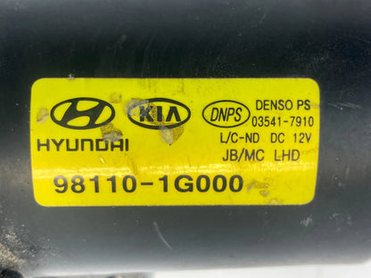06 07 08 09 10 11 HYUNDAI ACCENT FRONT WINDSHIELD WIPER MOTOR 98110-1G000 OEM