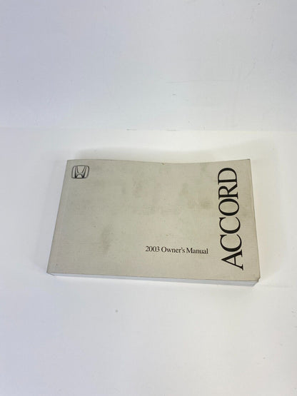 2003 Honda Accord Owner's Manual Warranties & Protecting Kids Books OEM