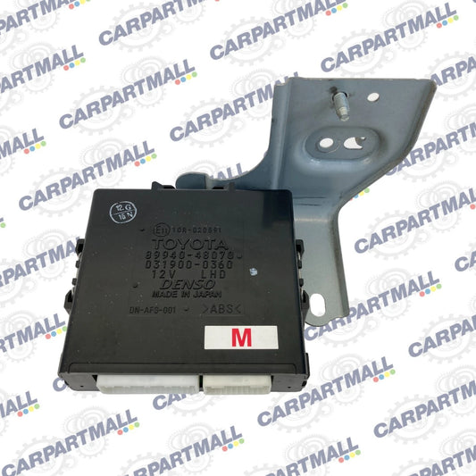 2006-2008 LEXUS RX400H MULTIPLEX NETWORK DOOR CONTROL MODULE 89940-48070 OEM
